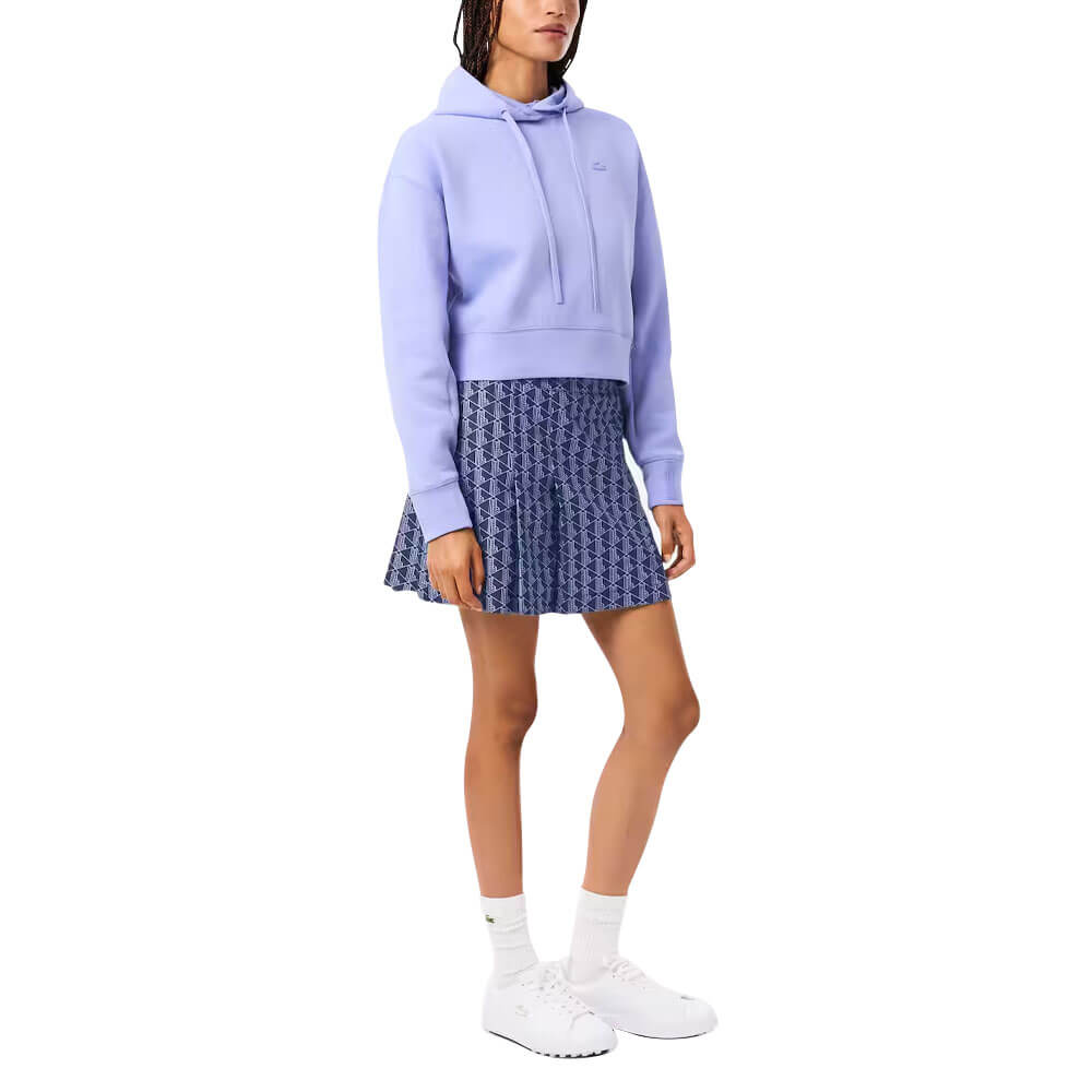 Lacoste Ultra Dry Stretch Lined Golf Skirt Navy Blue/Purple - FW25