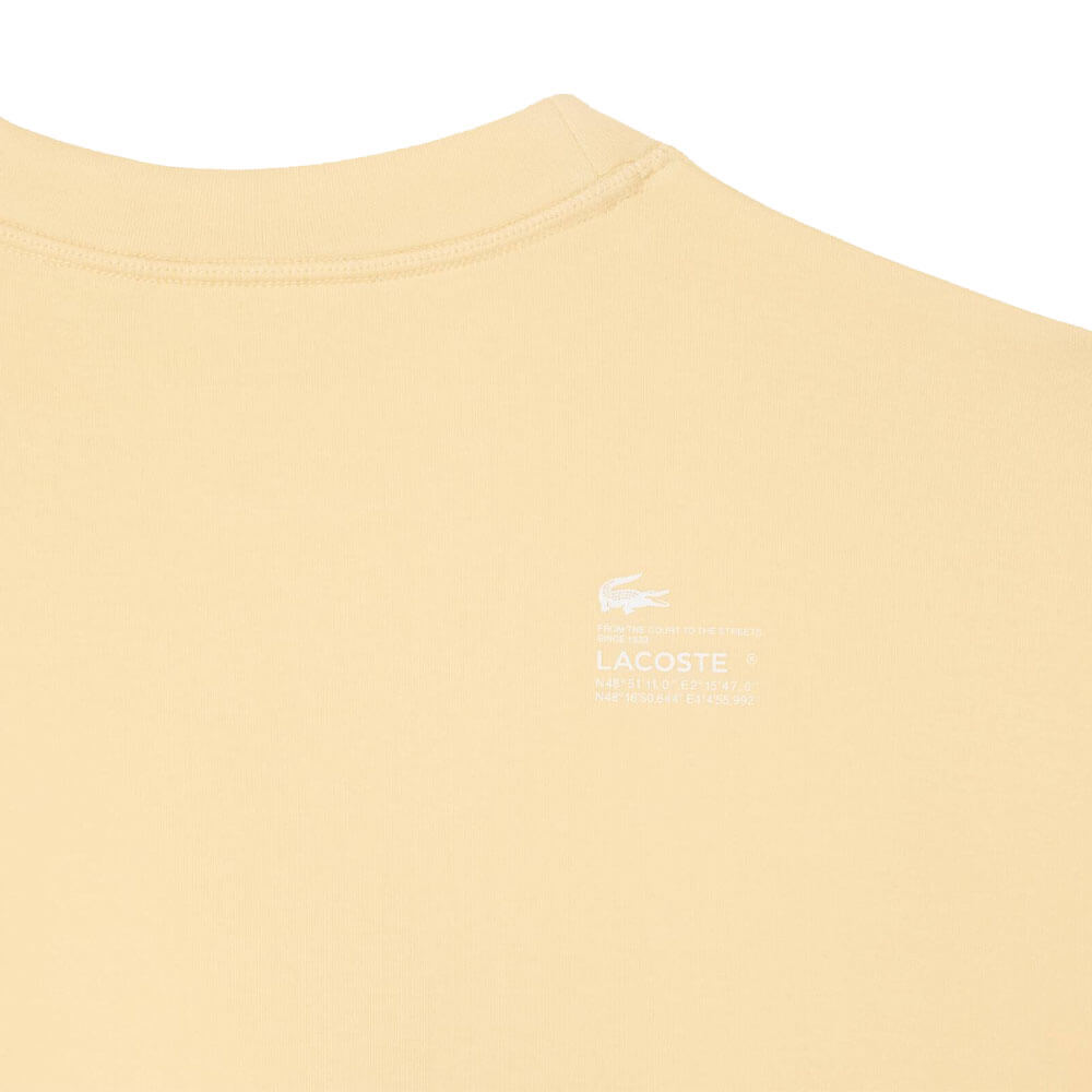 Lacoste Oversized Cotton Golf Sweatshirt Yellow - FW25 Women – Golfio