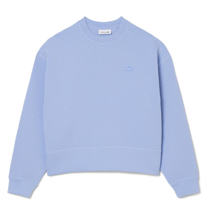 Lacoste Oversized Cotton Golf Sweatshirt Purple - FW25 Women