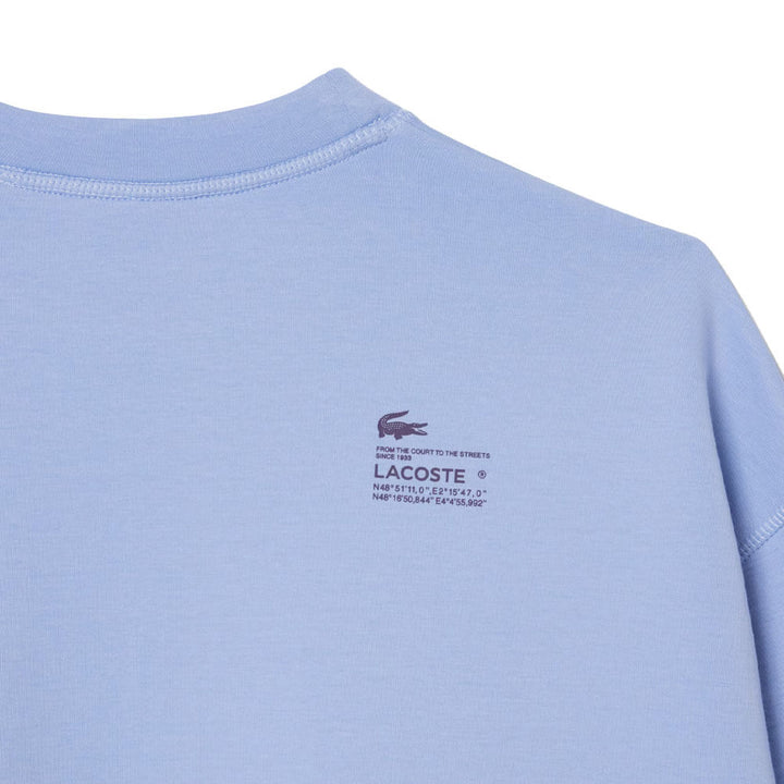 Lacoste Oversized Cotton Golf Sweatshirt Purple - FW25 Women