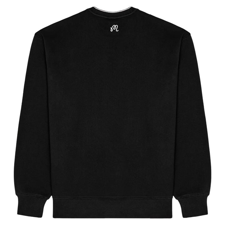 Malbon Monarch Crewneck Golf Sweatshirt Black - FW25 Men