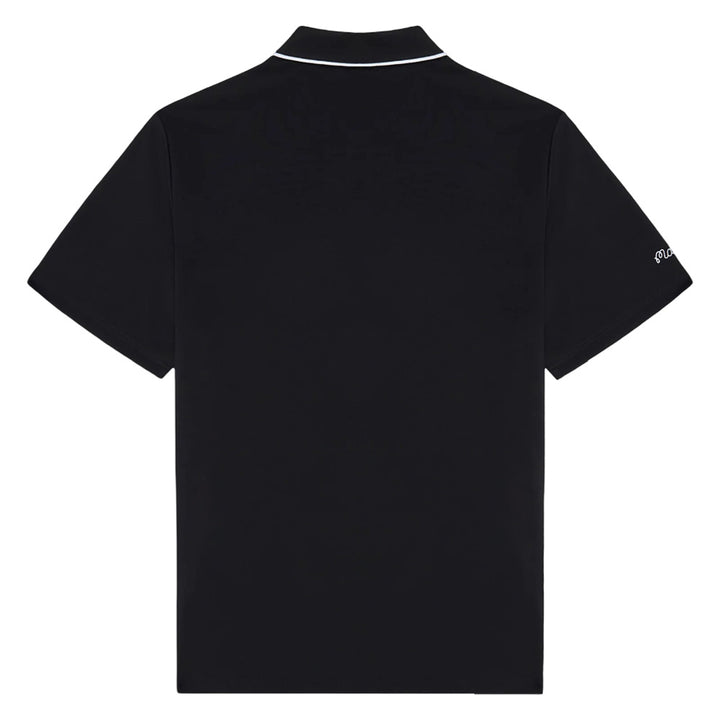 Malbon Fairway Monarch Golf Polo Black - FW25 Men