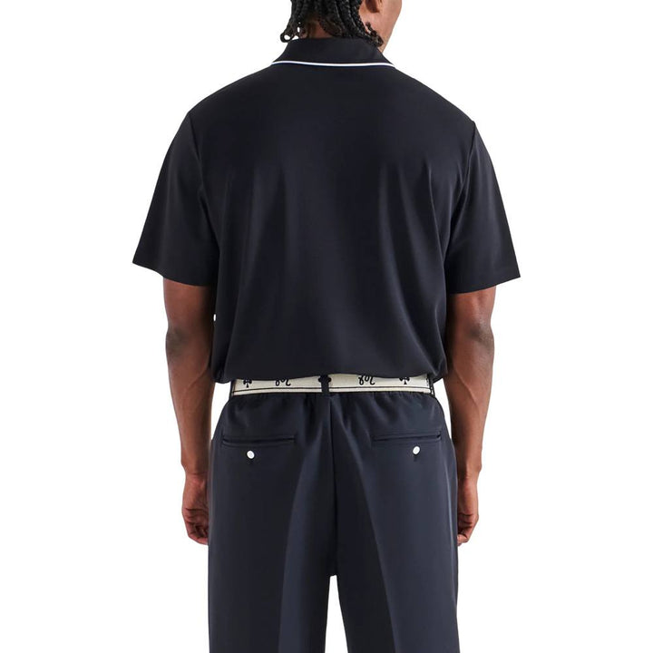 Malbon Fairway Monarch Golf Polo Black - FW25 Men