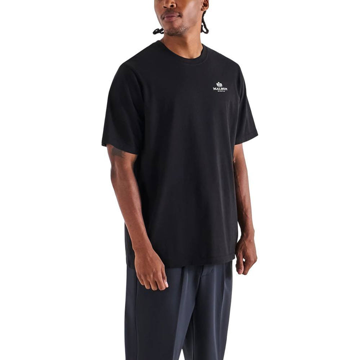 Malbon Bermuda Monarch Golf T-Shirt Black - FW25 Men