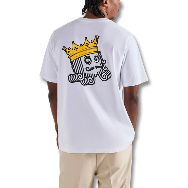 Malbon Bermuda Monarch Golf T-Shirt White - FW25 Men