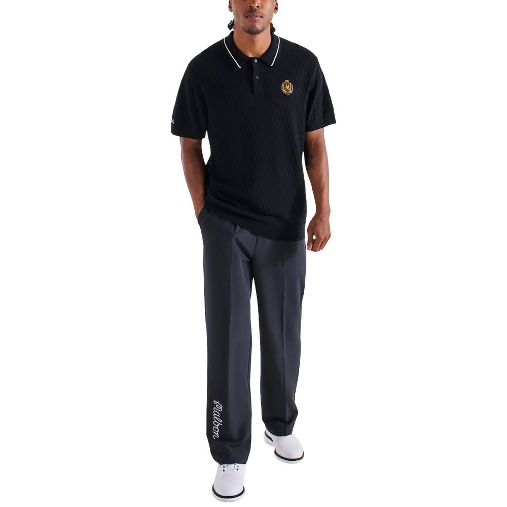 Malbon Oliver Golf Pants Black - FW25 Men – Golfio