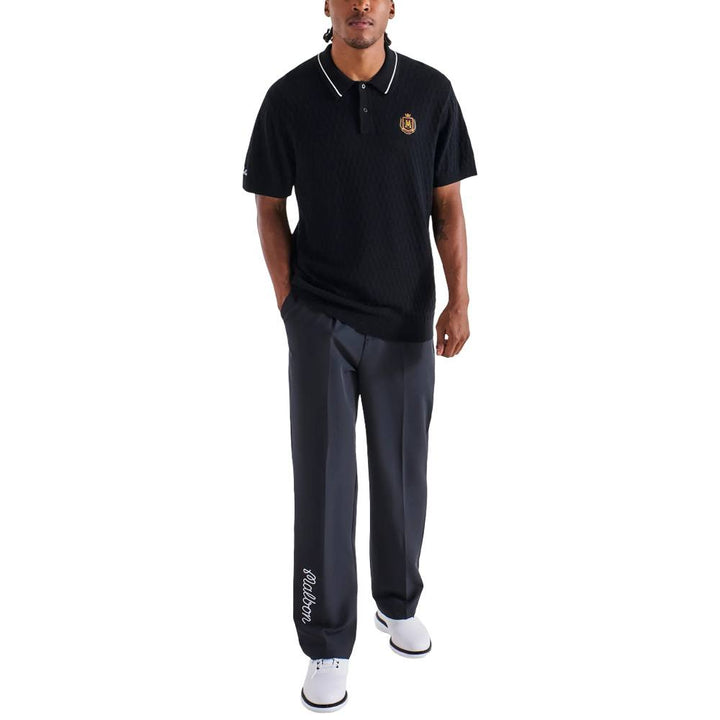 Malbon Oliver Golf Pants Black - FW25 Men