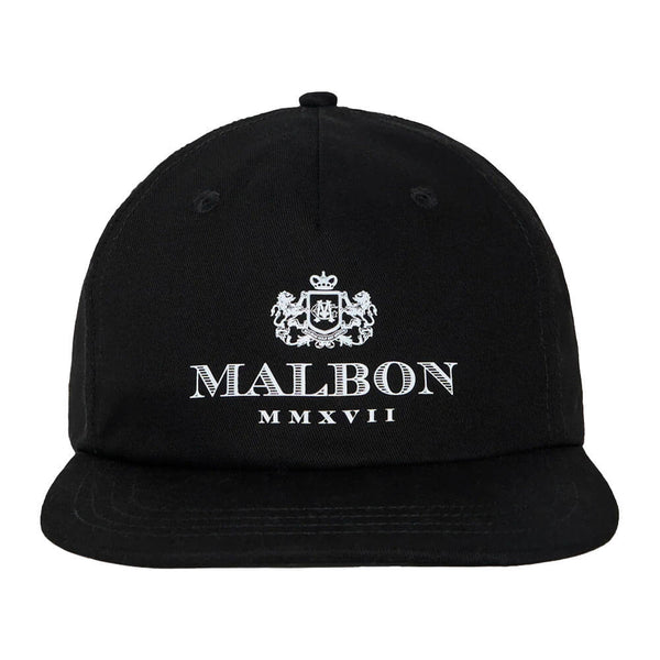 Malbon Monarch Snapback Golf Cap Black - FW25 Men