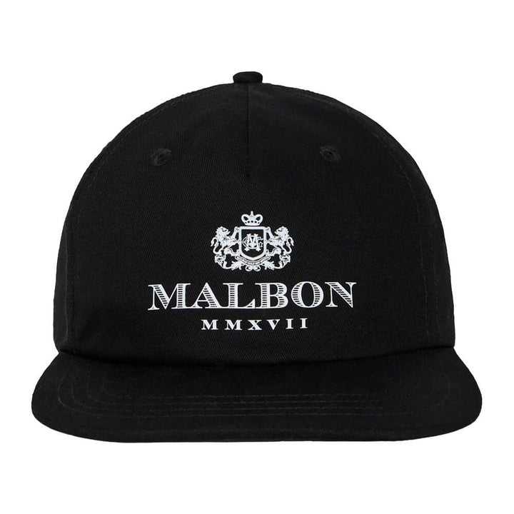 Malbon Monarch Snapback Golf Cap Black - FW25 Men