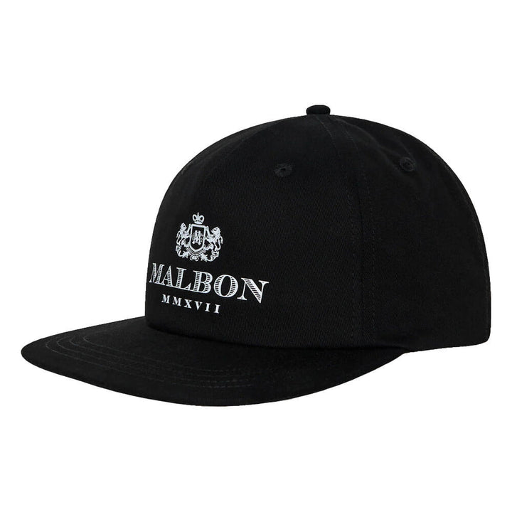 Malbon Monarch Snapback Golf Cap Black - FW25 Men
