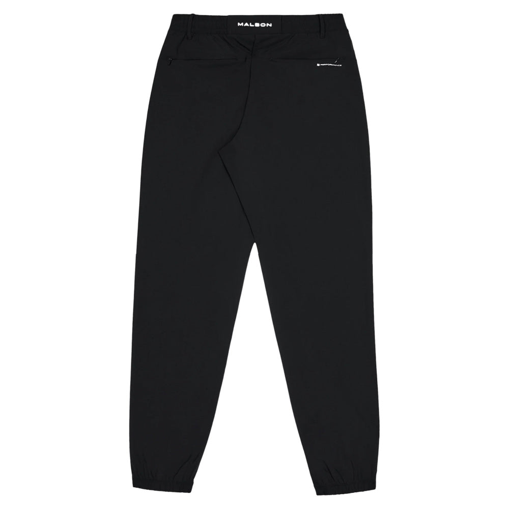 Malbon Performance Nylon Tech Golf Pants Black - FW25 Men