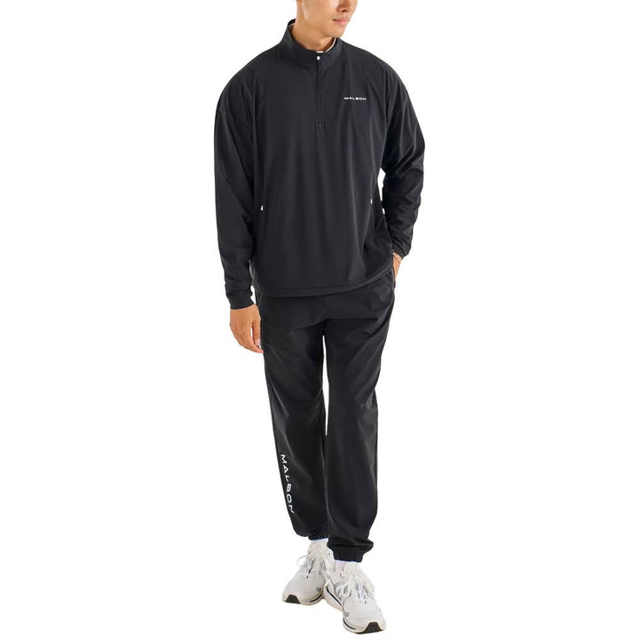 Malbon Performance Nylon Tech Golf Pants Black - FW25 Men
