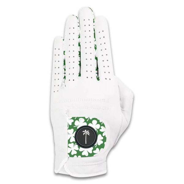 Palm Golf Get Lucky Golf Glove White - 25 Women