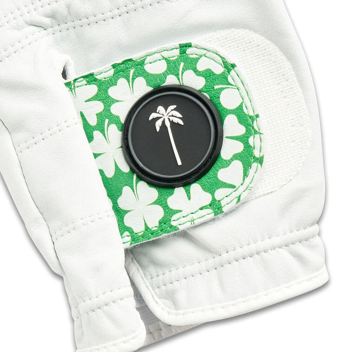 Palm Golf Get Lucky Golf Glove White - 25 Women