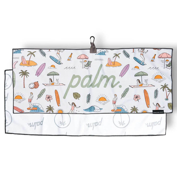 Palm Golf Beachin' Golf Towel