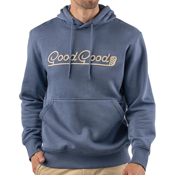 GoodGood Golf Fleece Hoodie Golf Jacket Indigo Mountain - FA25 Men