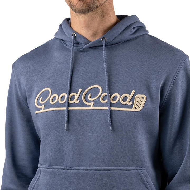 GoodGood Golf Fleece Hoodie Golf Jacket Indigo Mountain - FA25 Men