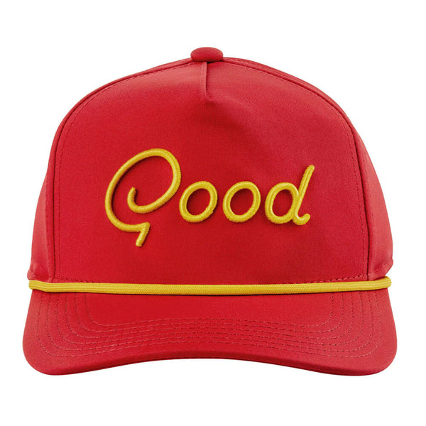 GoodGood Golf Figueroa Rope Golf Cap Red/Yellow - FA25 Men