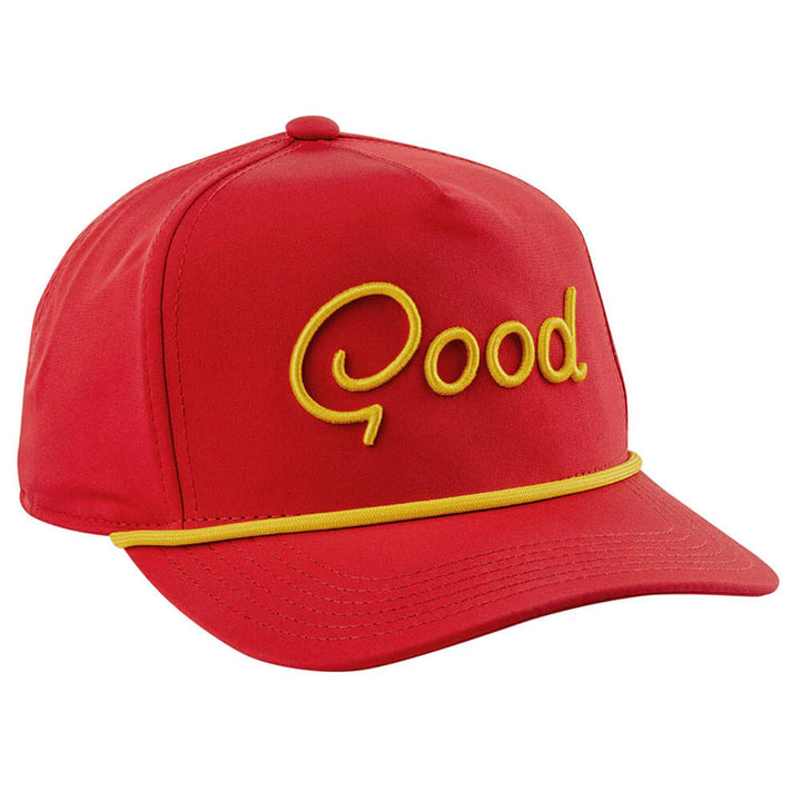 GoodGood Golf Figueroa Rope Golf Cap Red/Yellow - FA25 Men