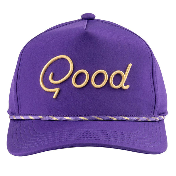 GoodGood Golf My Dawg Rope Golf Cap Purple/Yellow - FA25 Men