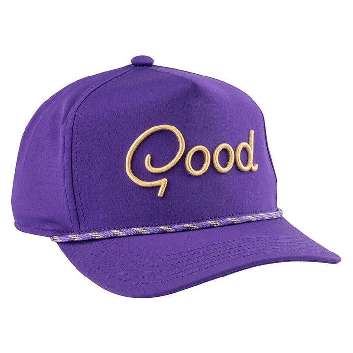 GoodGood Golf My Dawg Rope Golf Cap Purple/Yellow - FA25 Men