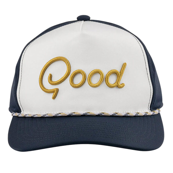 GoodGood Golf Good and Gold Rope Golf Cap Navy/White/Gold - FA25 Men