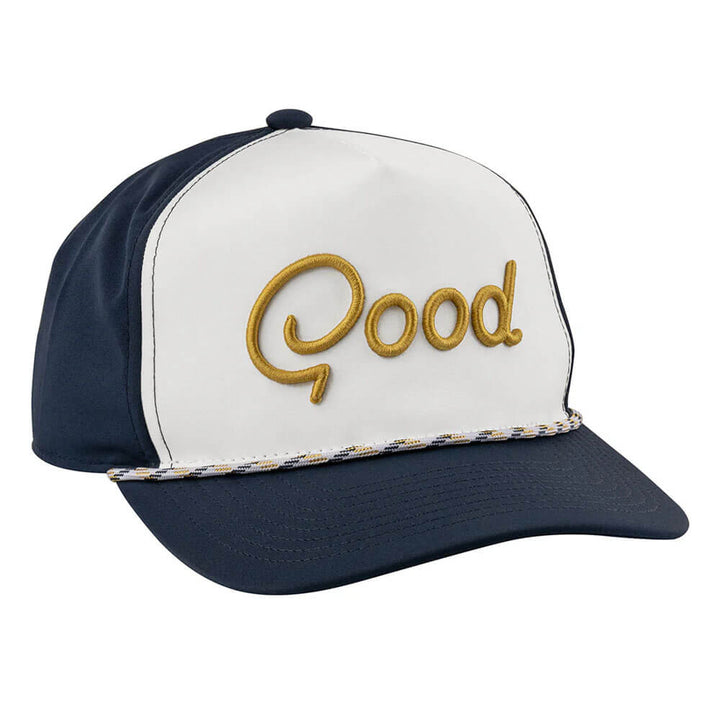 GoodGood Golf Good and Gold Rope Golf Cap Navy/White/Gold - FA25 Men