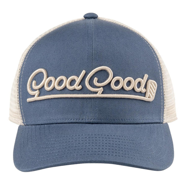 GoodGood Golf Trucker Golf Cap Indigo Mountain - FA25 Men