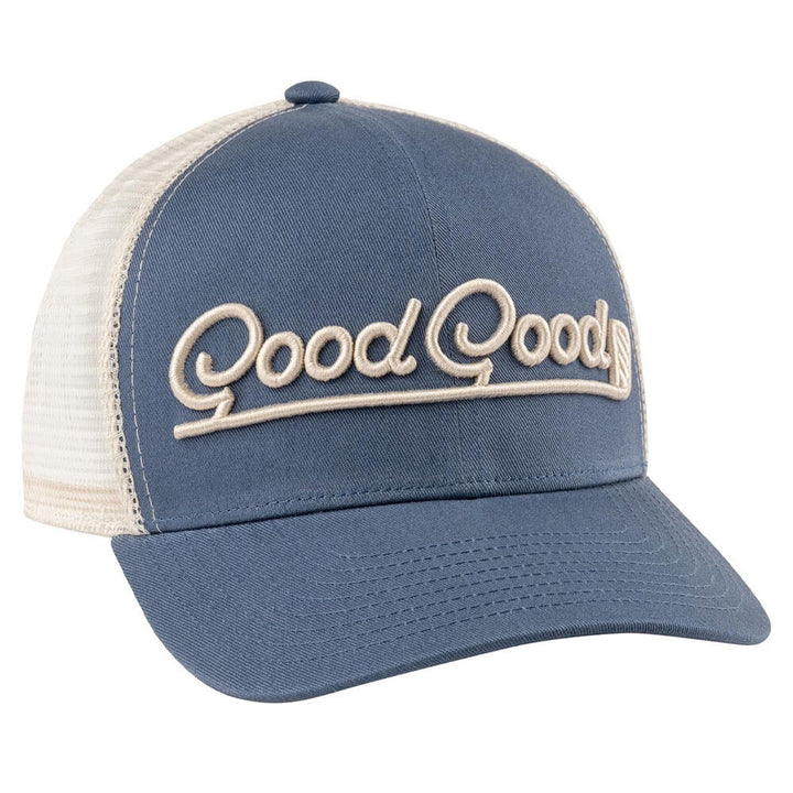 GoodGood Golf Trucker Golf Cap Indigo Mountain - FA25 Men