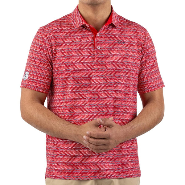 GoodGood Golf Impact Golf Polo Red - FA25 Men