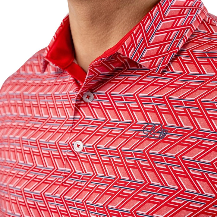 GoodGood Golf Impact Golf Polo Red - FA25 Men