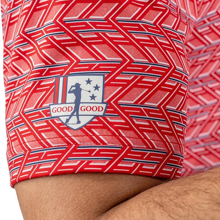 GoodGood Golf Impact Golf Polo Red - FA25 Men