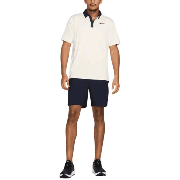 Nike Dri-FIT Tour Contrast Golf Polo Pale Ivory/Midnight Navy/Black - SP25 Men