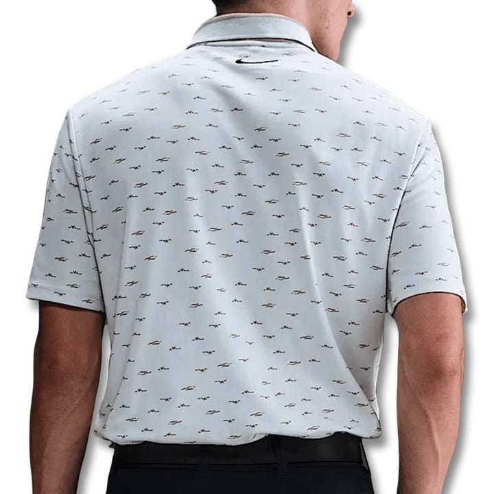 Nike Dri-FIT Tour Micro Print OLC Golf Polo Photon Dust/Black - FW25 Men