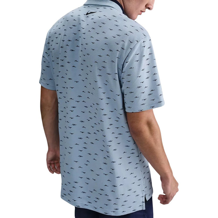 Nike Dri-FIT Tour Micro Print OLC Golf Polo Light Armory Blue/Black - FA25 Men