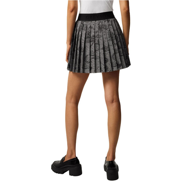 Greyson Moon Diamond Plaid Leo Golf Skirt Smoke Heather - FA25 Women