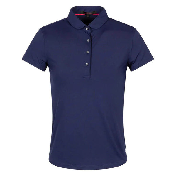 Greyson Scarlett Shortsleeve Golf Polo Maltese Blue - FA25 Women
