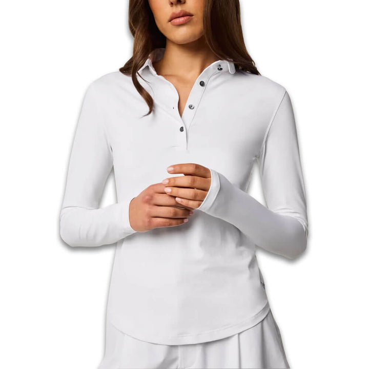 Greyson Scarlett Longsleeve Golf Polo Arctic - 25 Women