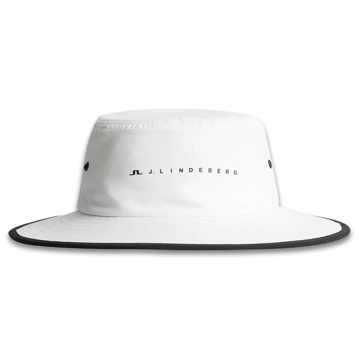 J.Lindeberg Danny Golf Bucket Hat White - FW25 Men