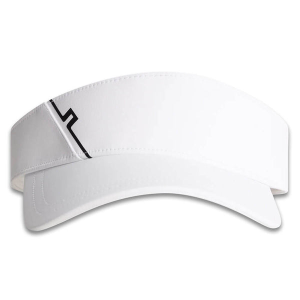 J.Lindeberg Yadino Golf Visor White - FW25 Men