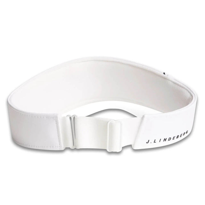 J.Lindeberg Yadino Golf Visor White - FW25 Men