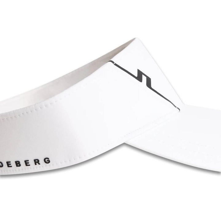 J.Lindeberg Yadino Golf Visor White - FW25 Men