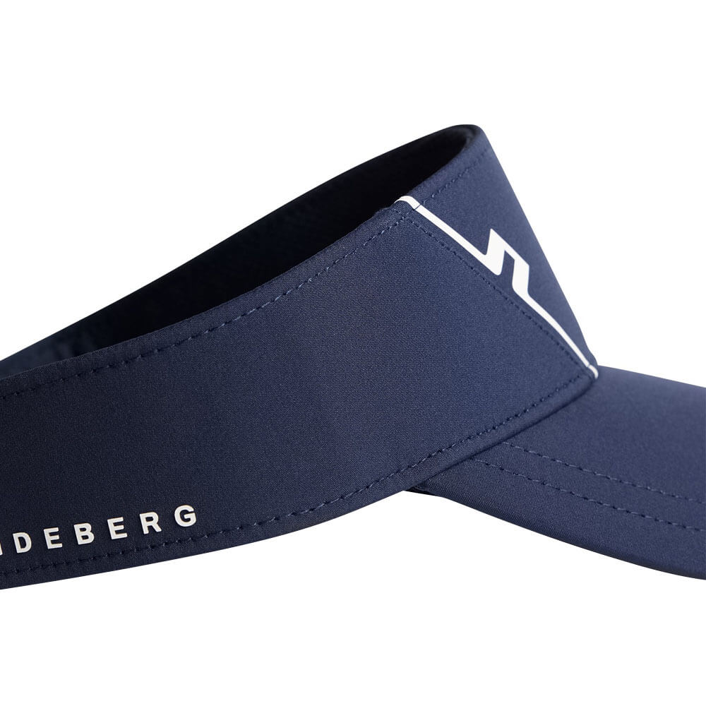 J.Lindeberg Yadino Golf Visor JL Navy - FW25 Men – Golfio