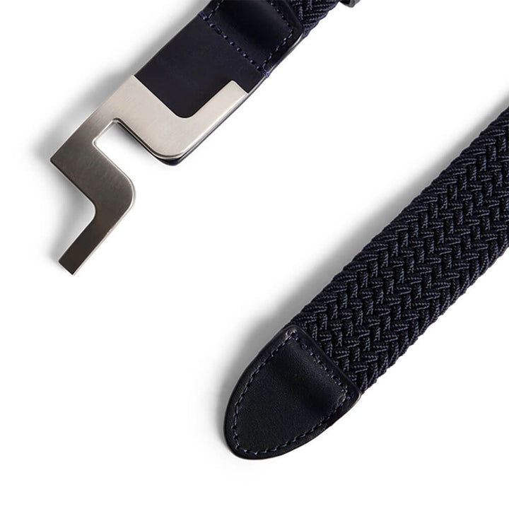 J.Lindeberg Berry Elastic Golf Belt JL Navy - FW25 Men