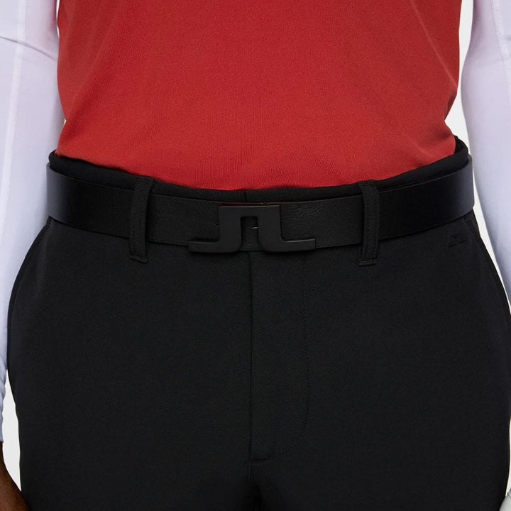 J.Lindeberg Bridger Golf Belt Black - FW25 Men