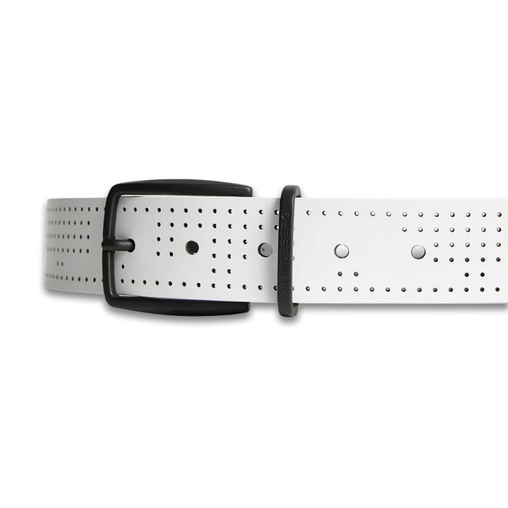 J.Lindeberg Vent Golf Belt White - FW25 Men