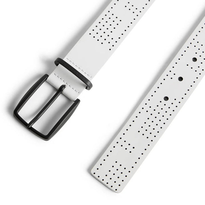 J.Lindeberg Vent Golf Belt White - FW25 Men