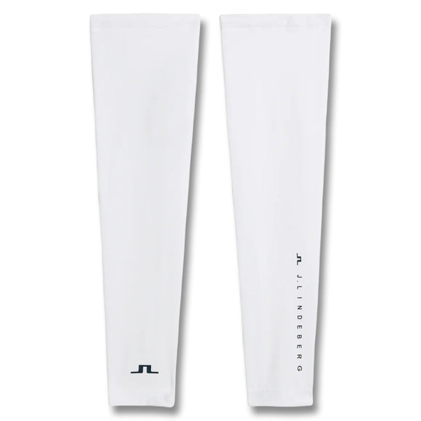 J.Lindeberg Enzo Golf Sleeve White - FW25 Men
