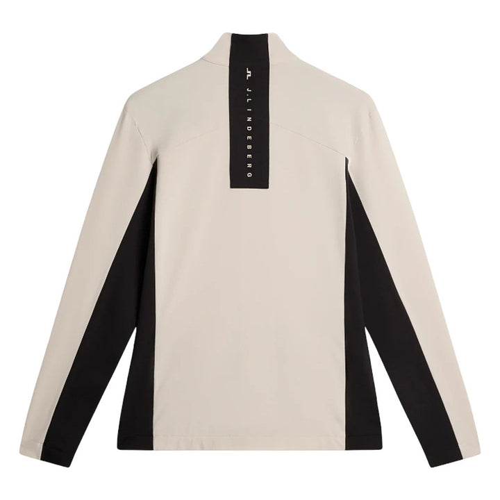 J.Lindeberg Banks Zip Mid Layer Golf Jacket Moonbeam - FW25 Men