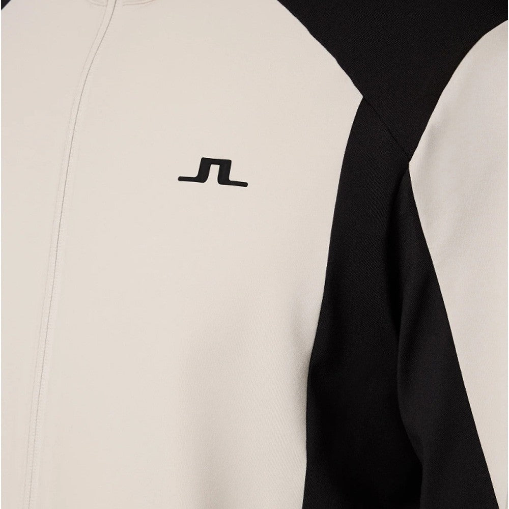 J.Lindeberg Banks Zip Mid Layer Golf Jacket Moonbeam - FW25 Men